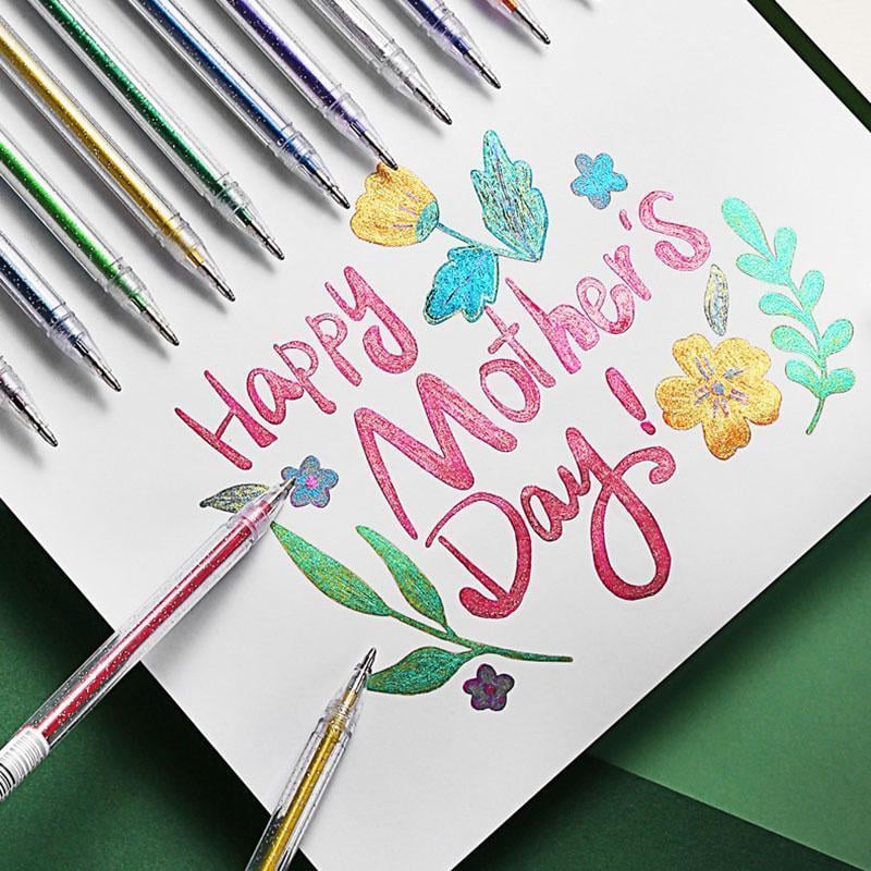 🆕 2026 New Launch | Glitter Gel Pen Set | Smooth Writing for Journals & Crafts ✨【50% OFF】