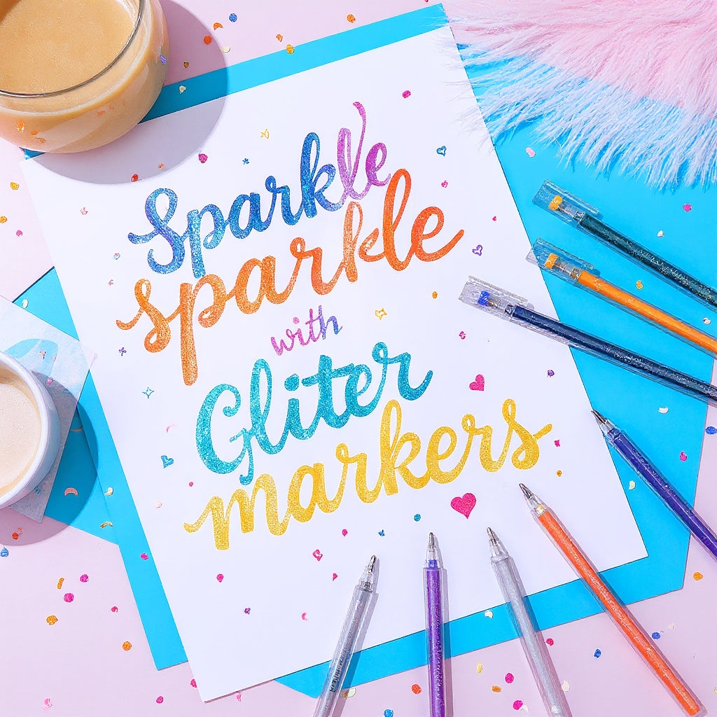 🆕 2026 New Launch | Glitter Gel Pen Set | Smooth Writing for Journals & Crafts ✨【50% OFF】