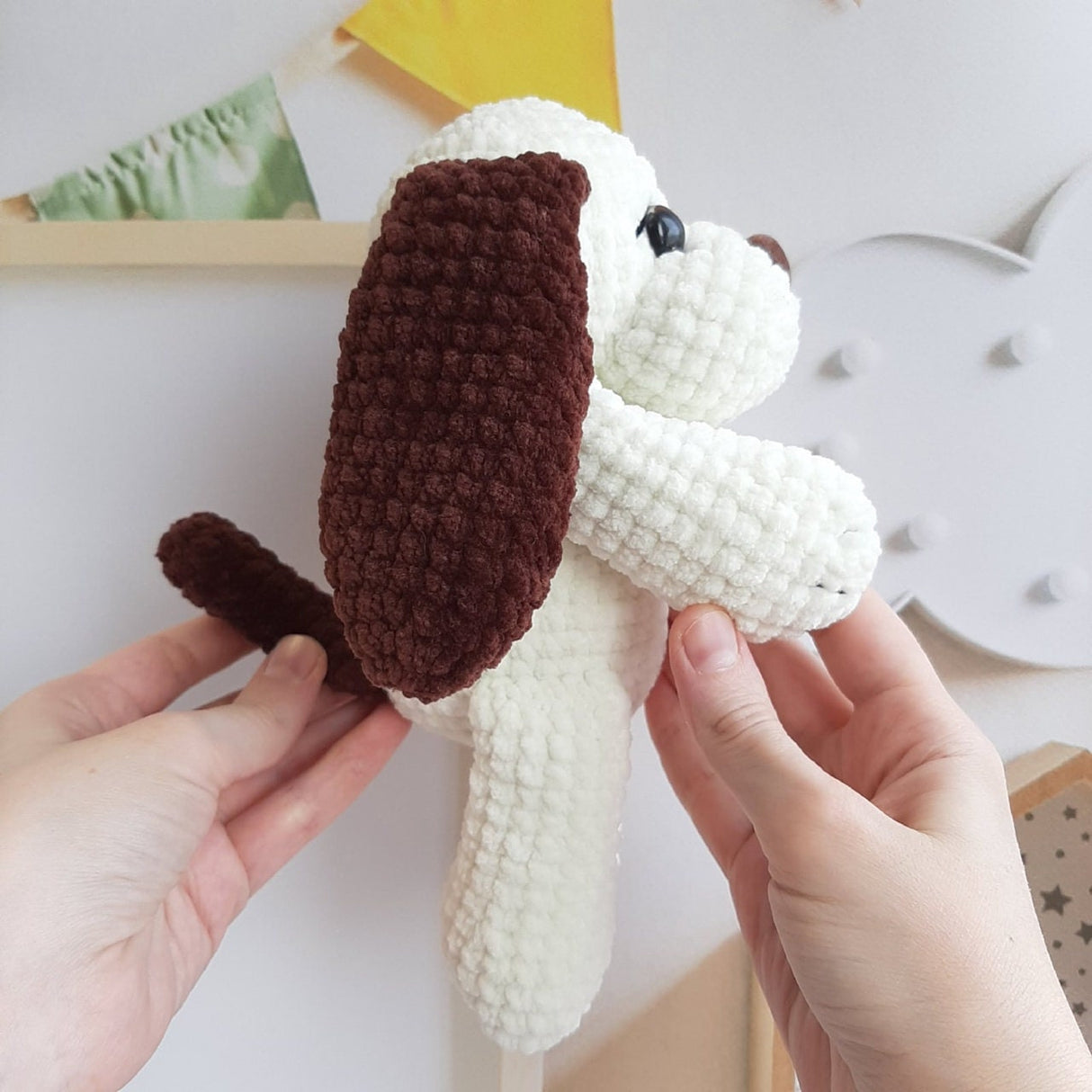 Crochet Dog Pattern PDF | Plush Puppy Amigurumi Tutorial