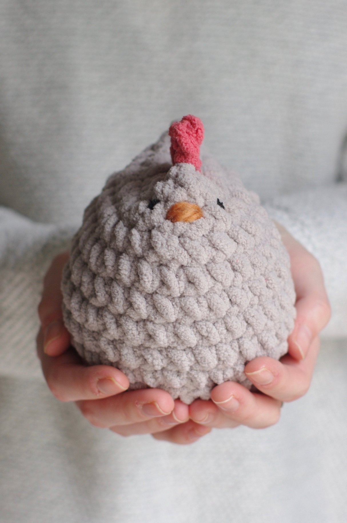 Mabel Chicken Crochet Pattern PDF | Low-Sew Beginner Tutorial