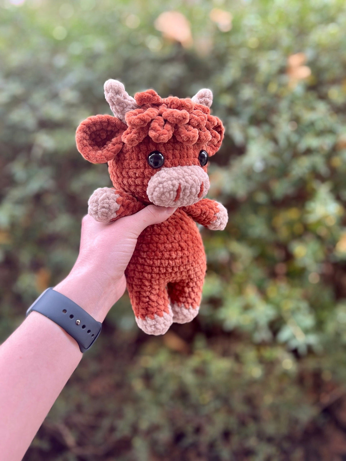 Highland Cow Amigurumi Pattern PDF | Honey the Cow Plushie