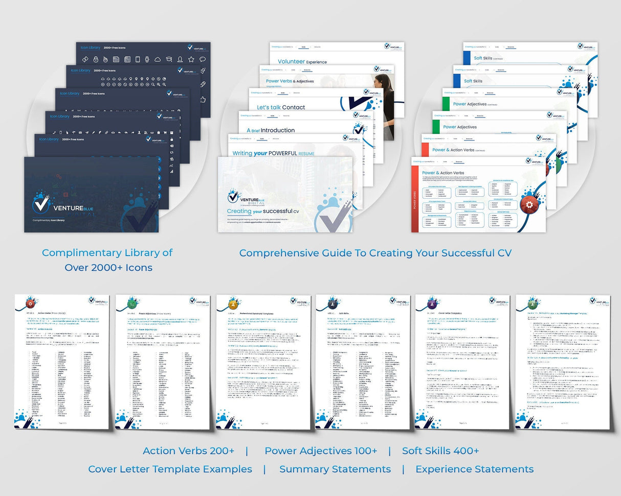 Professional CV Template | Modern Microsoft Word Resume | Digital Download