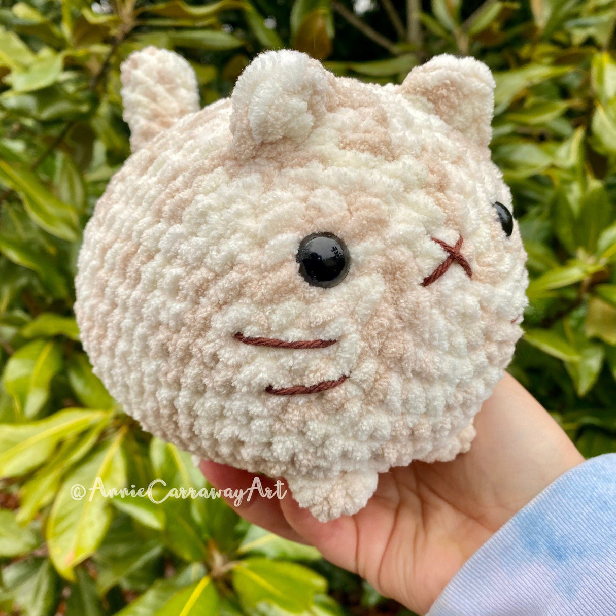 Loaf Cat Crochet Pattern PDF | 2-in-1 Low Sew Plushie Guide