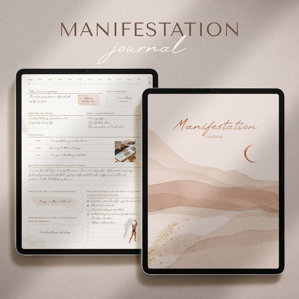 Manifestation Journal Law of Attraction | 456 Page GoodNotes PDF