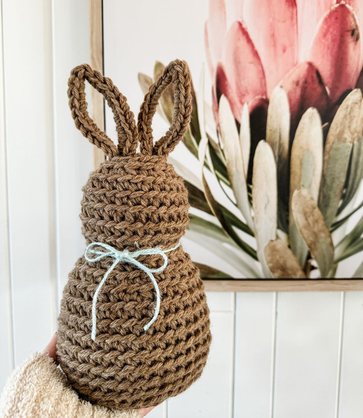 Digital PDF Rustic Farmhouse Bunny Pattern | Easter Decor