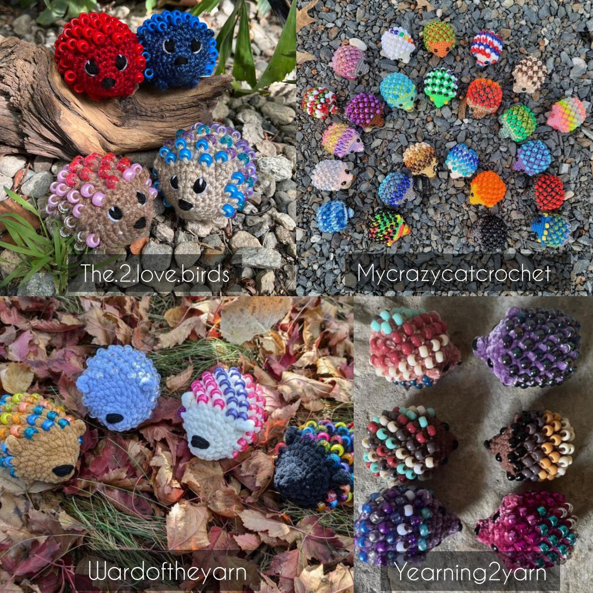 Digital PDF Beaded Fidget Hedgehog Pattern | No-Sew Sensory