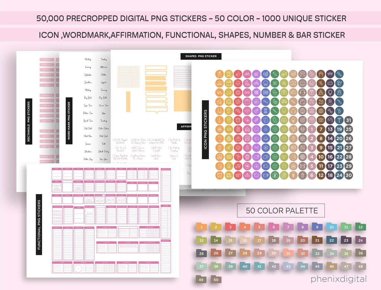 All-in-One Digital Planner 2026 | Multi-Year Goodnotes PDF