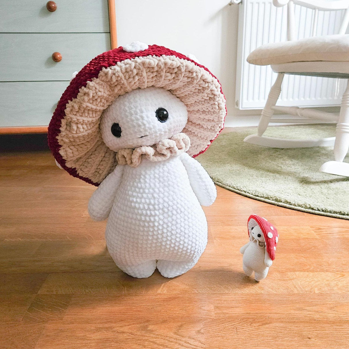 Digital PDF Mushroom Guy Crochet Pattern | Amigurumi Spirit