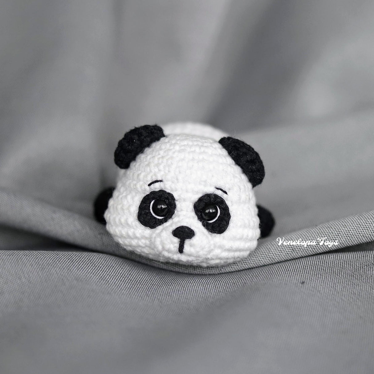 Baby Panda Crochet Pattern PDF | Mini Amigurumi Tutorial