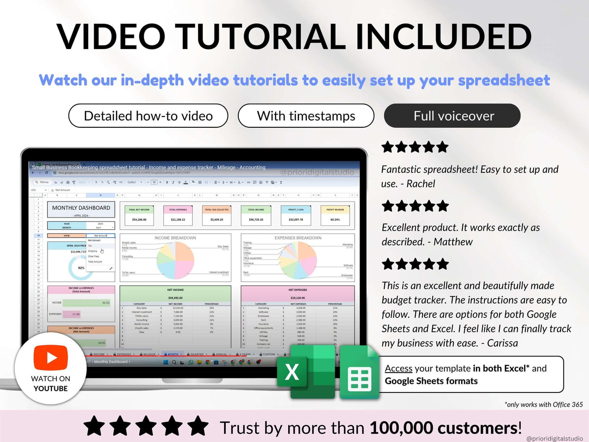 Small Business Spreadsheet Service Business Bookkeeping Client Tracker CRM Payroll Tracker Invoice Tracker Order Tracker Google Sheet Excel