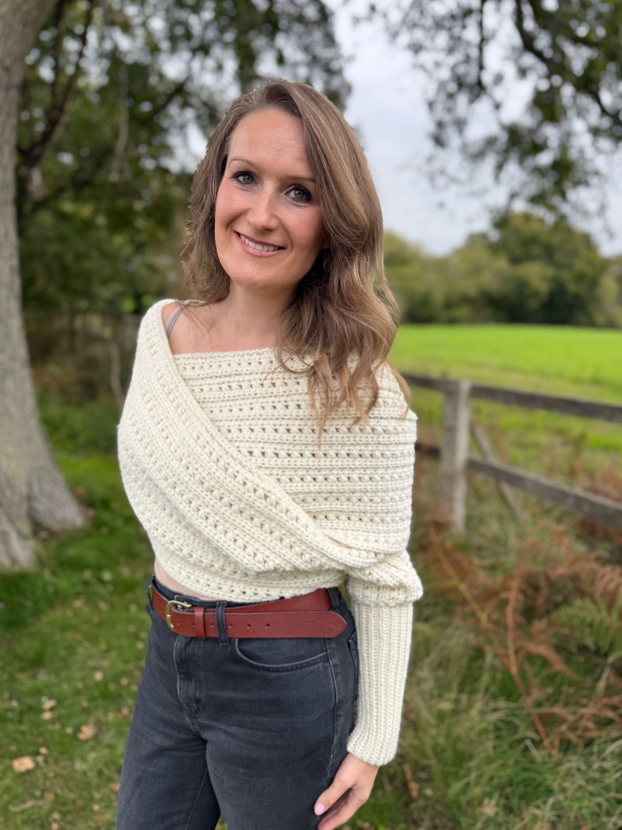 Crochet Sweater Scarf Pattern PDF | Scarf with Sleeves & Video