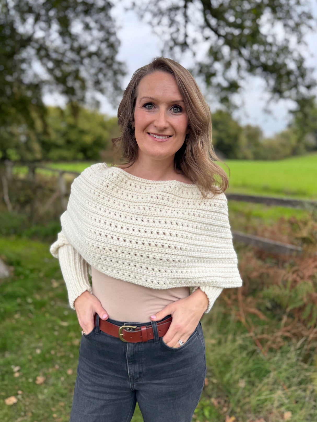 Crochet Sweater Scarf Pattern PDF | Scarf with Sleeves & Video