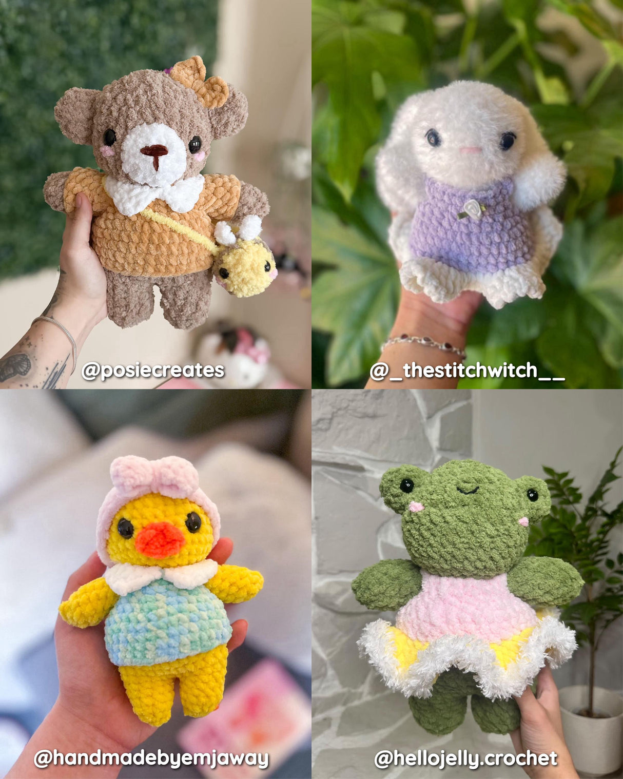 Digital PDF 15-in-1 Baby Plushies & Clothing Crochet Bundle
