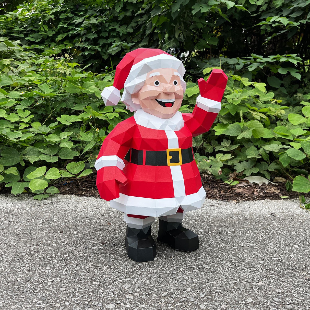 Santa Claus Papercraft SVG | 3D Christmas Decor Cut Files | Cricut & Cameo