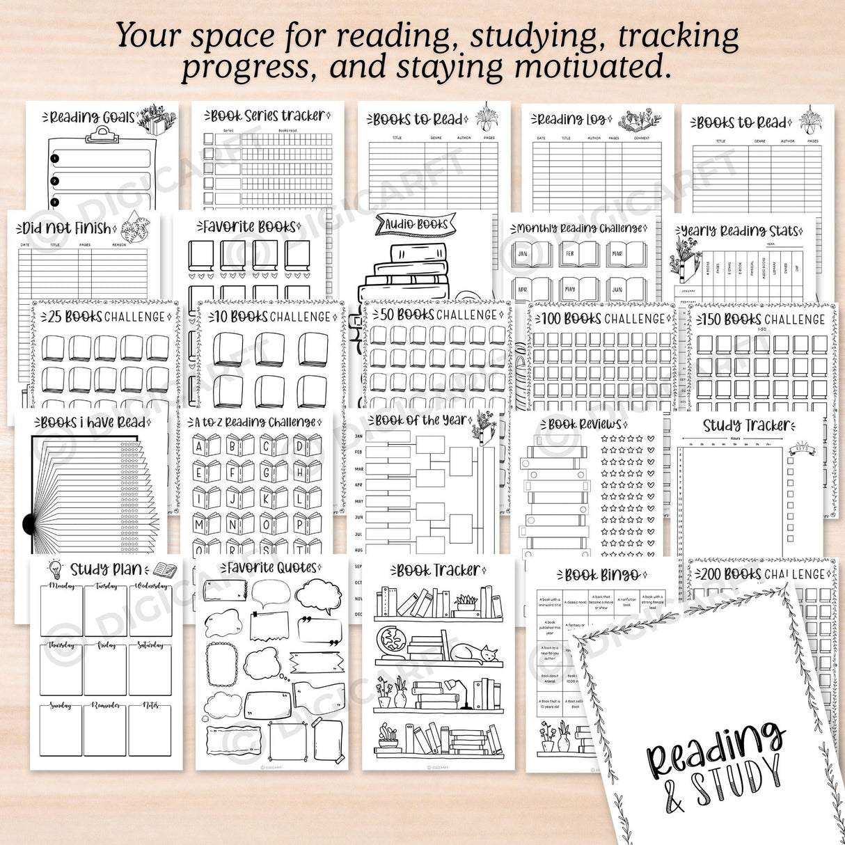 2026 Bullet Journal & Planner Bundle | 360+ Page Printable PDF