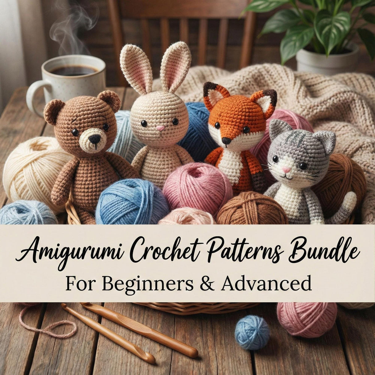 Digital PDF 500+ Amigurumi Crochet Patterns | Animal Bundle