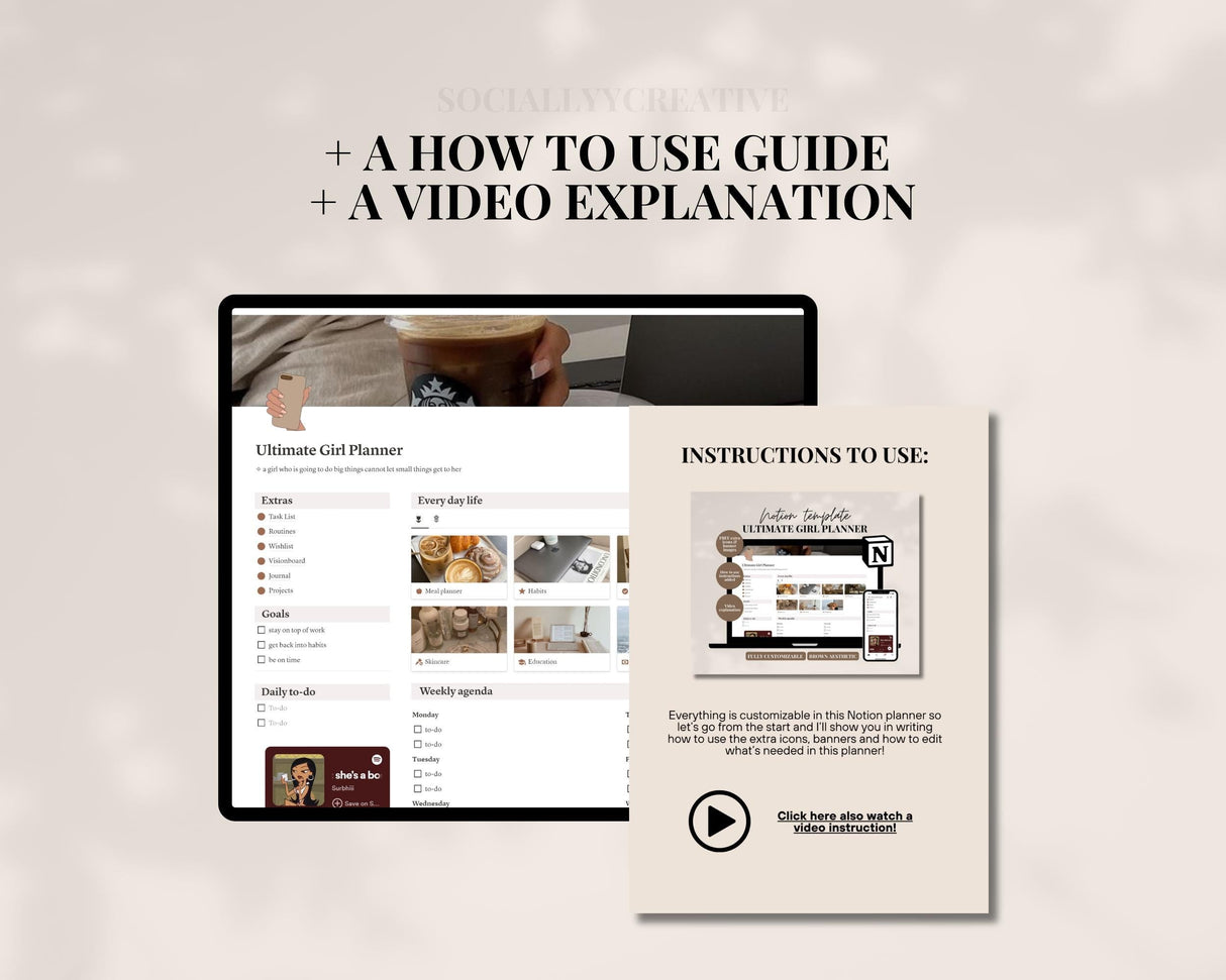 2026 Ultimate Notion Girl Planner | Aesthetic All-In-One Hub