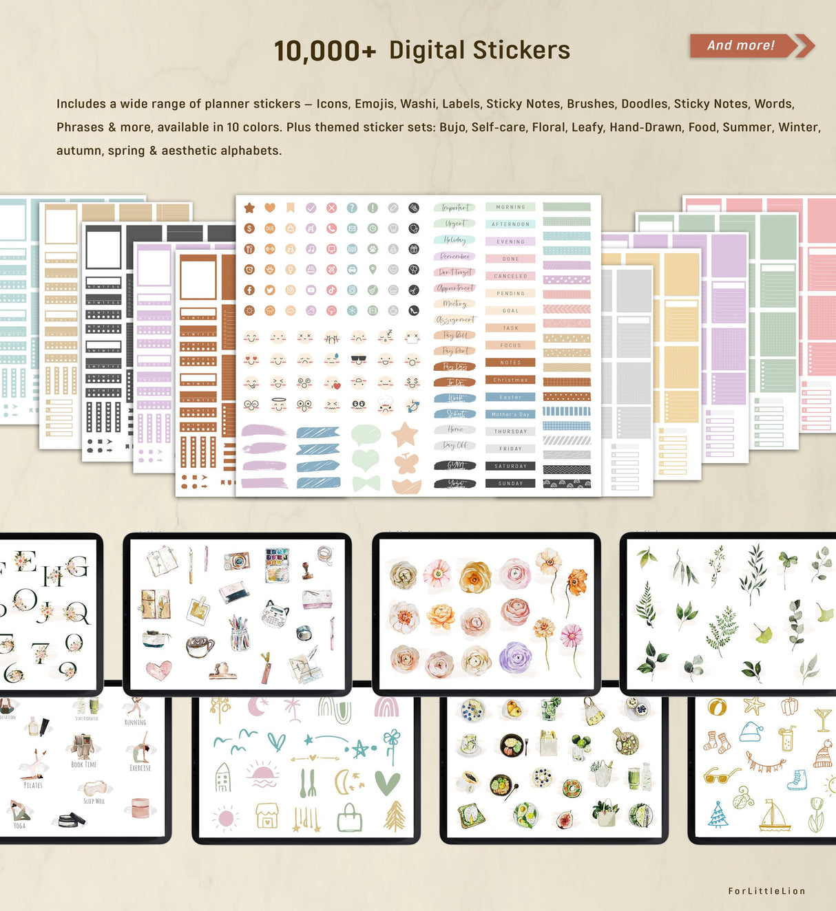 Premium Custom Digital Planner 2026 | Calendar Integrated PDF