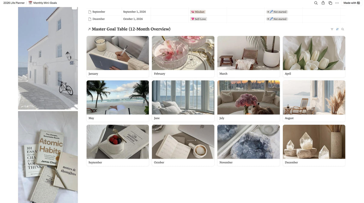 2026 Notion Life Planner | All-In-One Digital Organizer