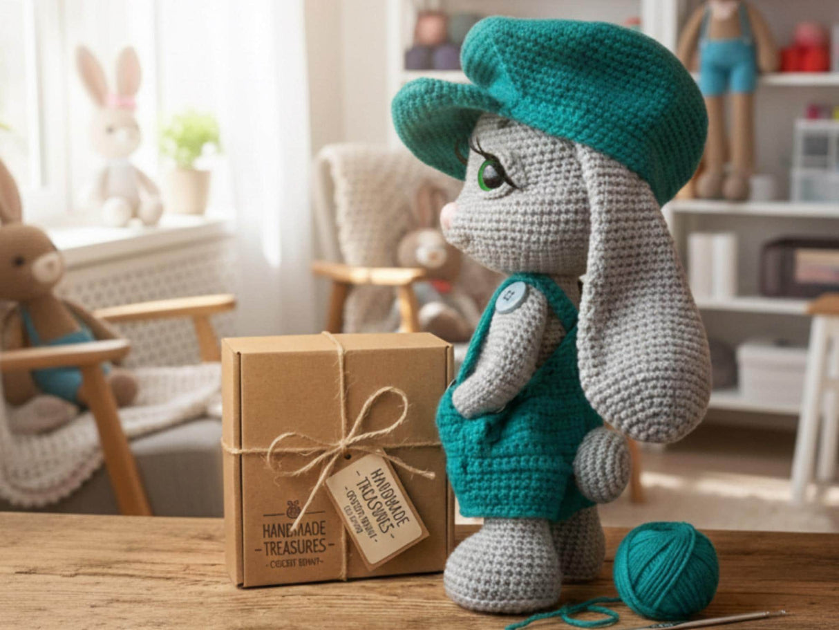 Crochet Bunny Pattern PDF | Beginner Floppy Ear Amigurumi