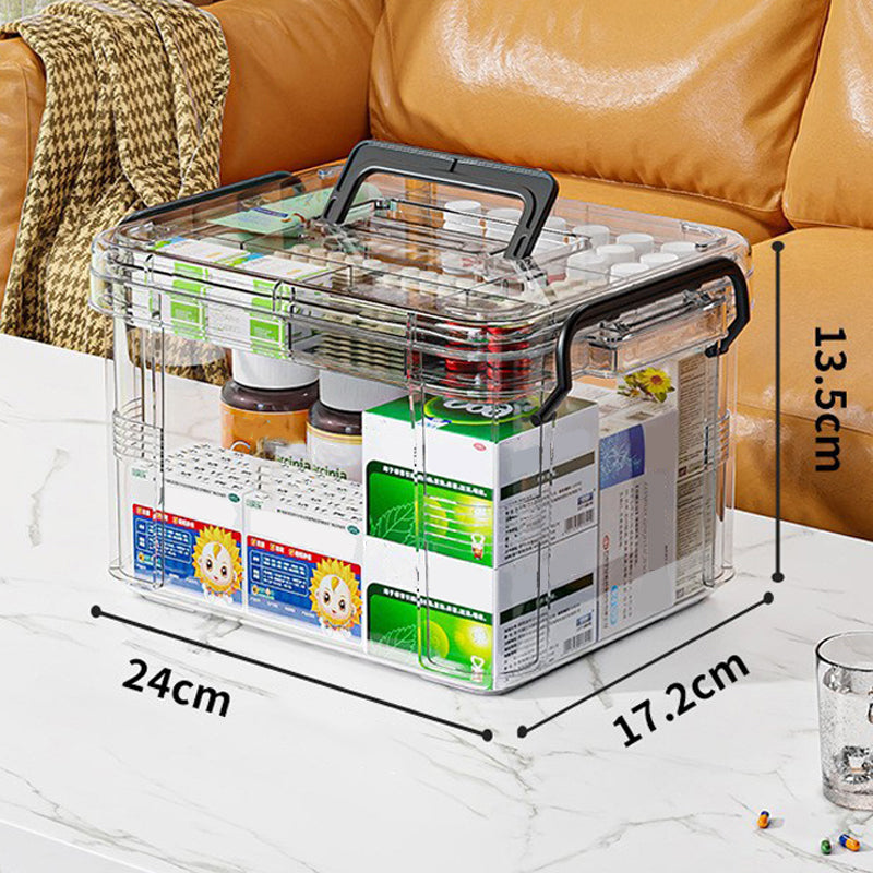 ✈️ Travel-Sized Pharmacy | 2-Layer Portable Medicine Organizer 🧳【50% OFF】