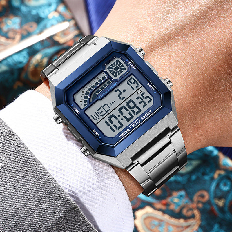 🌙 Glow-in-Dark Display | Square Sports Watch for All Genders 🌟【-50%】