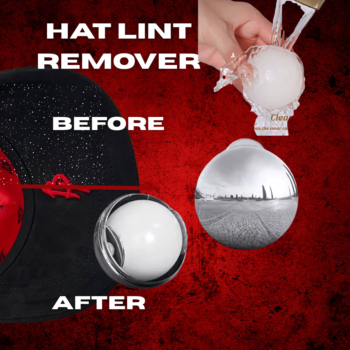 Reusable Hat Lint Remover (KEEP YOUR HAT LOOKING FRESH).