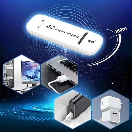 ✨ 2026‘s New Portable Hub | USB 4G LTE Mobile Hotspot | 150Mbps for Travel & Work 🌍