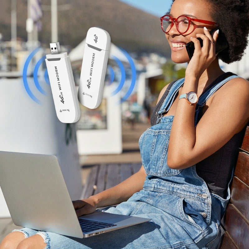 ✨ 2026‘s New Portable Hub | USB 4G LTE Mobile Hotspot | 150Mbps for Travel & Work 🌍