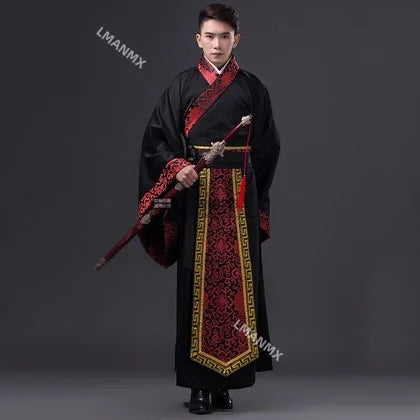 Hanfu National Chinese Dance Costume Men Ancient Cosplay Traditional Chinese Clothing for Women Hanfu Clothes Lady Stage Dress