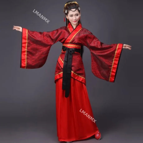 Hanfu National Chinese Dance Costume Men Ancient Cosplay Traditional Chinese Clothing for Women Hanfu Clothes Lady Stage Dress