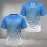 Breathable Men's Tennis T-shirt Fashion Casual Badminton Sportswear Summer Quick Dry Short Sleeve Large Size Male Top Clothing