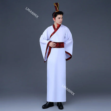 Hanfu National Chinese Dance Costume Men Ancient Cosplay Traditional Chinese Clothing for Women Hanfu Clothes Lady Stage Dress