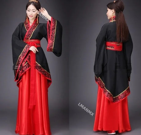Hanfu National Chinese Dance Costume Men Ancient Cosplay Traditional Chinese Clothing for Women Hanfu Clothes Lady Stage Dress