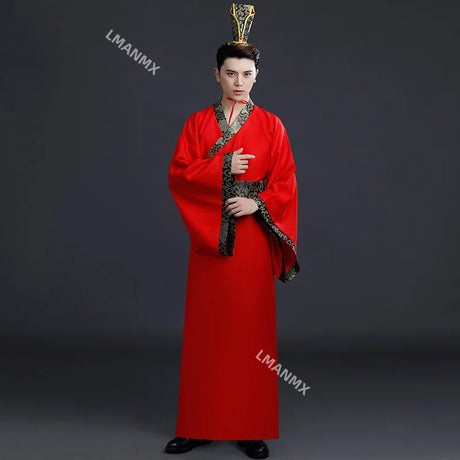 Hanfu National Chinese Dance Costume Men Ancient Cosplay Traditional Chinese Clothing for Women Hanfu Clothes Lady Stage Dress