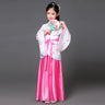 Traditional Chinese Dance Costumes for Girls Ancient Opera Tang Dynasty Han Ming Hanfu Dress Child Clothing Folk Dance Children