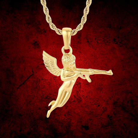 Angelito De Mi Guardia (Waterproof+ Lifetime Guarantee) + 14K Gold Plating