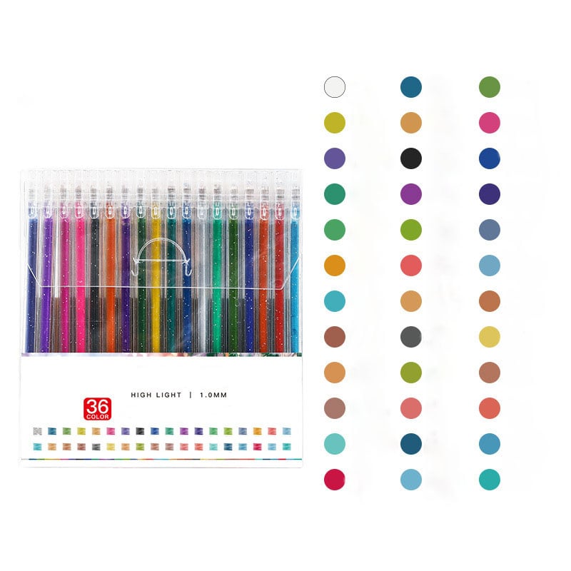 🆕 2026 New Launch | Glitter Gel Pen Set | Smooth Writing for Journals & Crafts ✨【50% OFF】