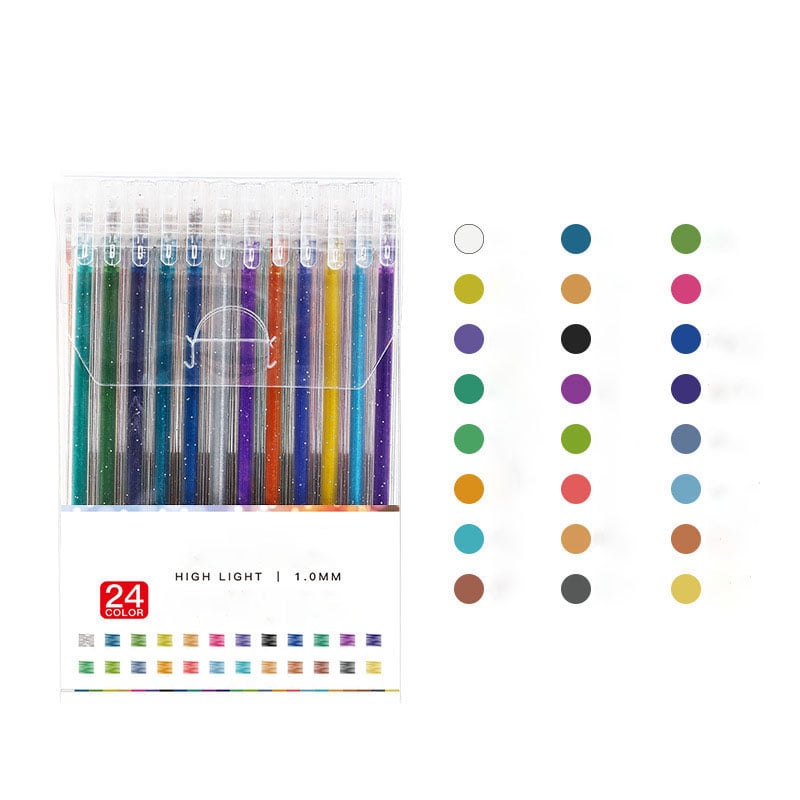 🆕 2026 New Launch | Glitter Gel Pen Set | Smooth Writing for Journals & Crafts ✨【50% OFF】