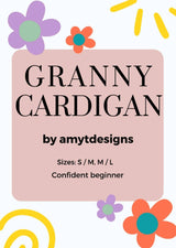 Granny Hexagon Cardigan Pattern PDF | Oversized Crochet Guide