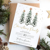 Christmas Party Invitation | Corjl Editable Template | Work Holiday Invite
