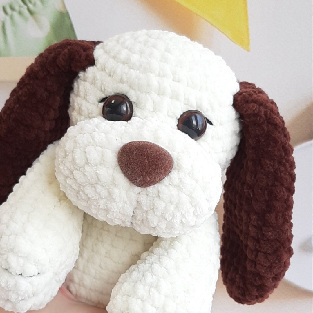Crochet Dog Pattern PDF | Plush Puppy Amigurumi Tutorial