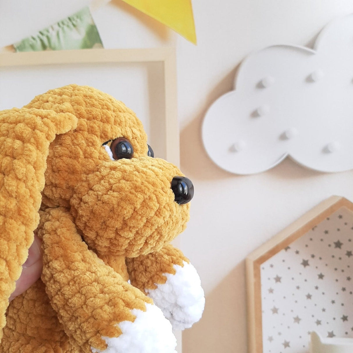 Crochet Dog Pattern PDF | Plush Puppy Amigurumi Tutorial