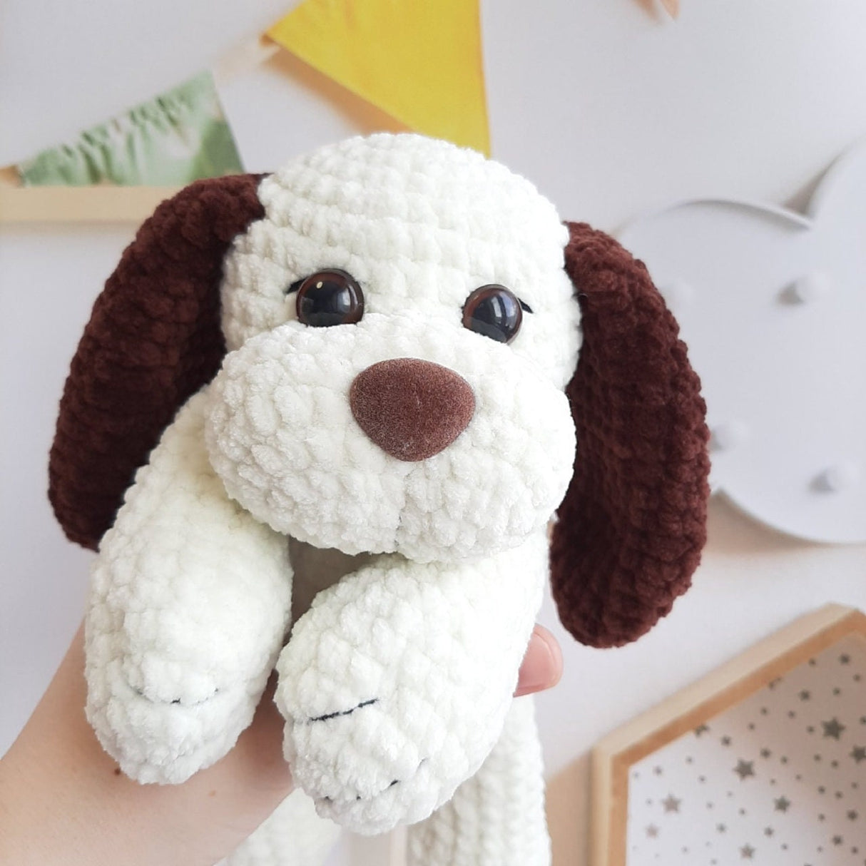 Crochet Dog Pattern PDF | Plush Puppy Amigurumi Tutorial
