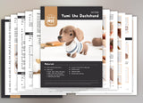 Crochet Dachshund Dog Pattern PDF | Yumi in a Sweater