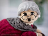Grandma Pin Cushion Crochet Pattern PDF | Amigurumi Doll