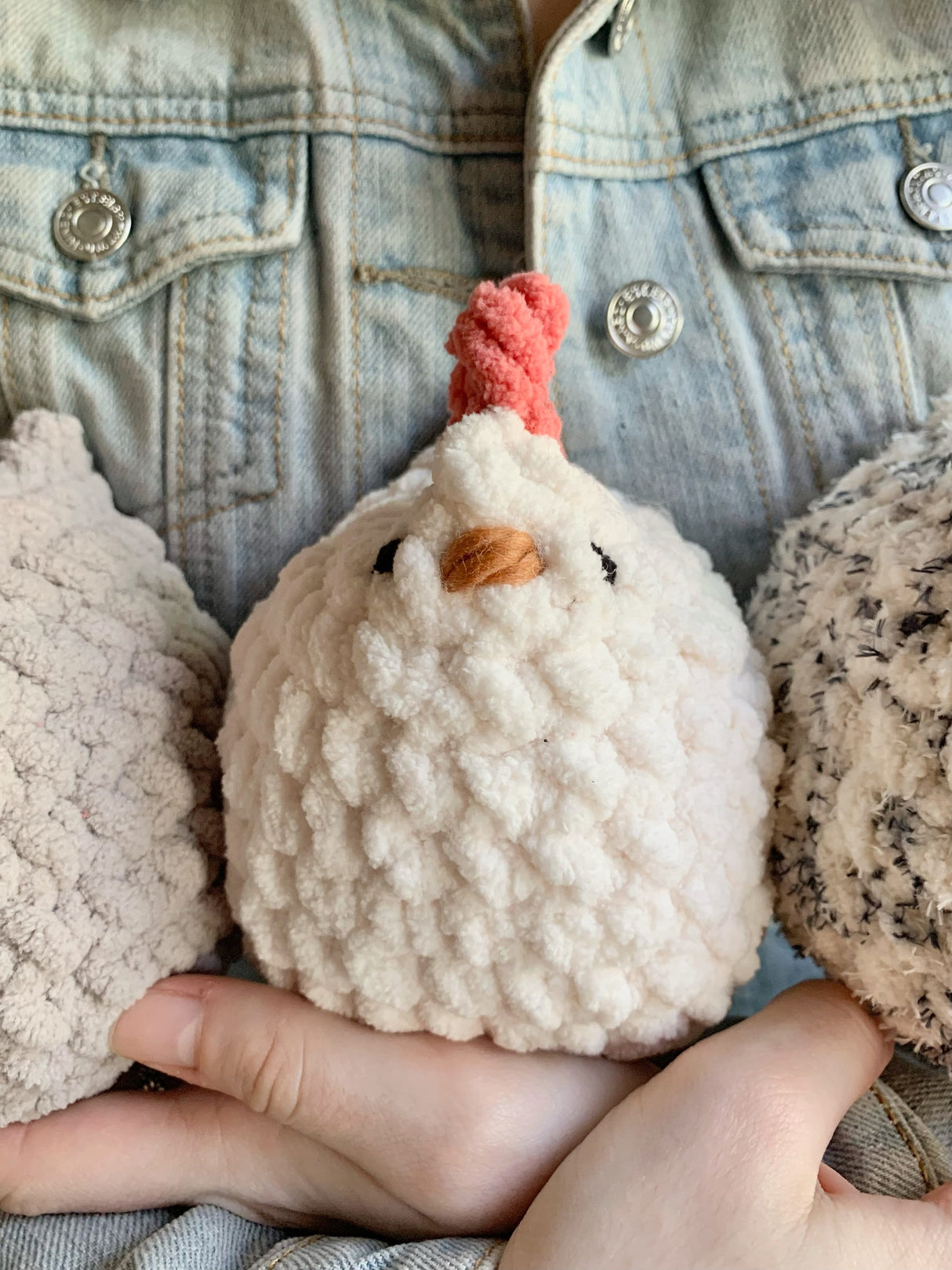 Mabel Chicken Crochet Pattern PDF | Low-Sew Beginner Tutorial