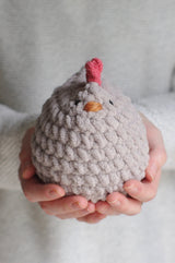 Mabel Chicken Crochet Pattern PDF | Low-Sew Beginner Tutorial