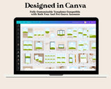 1800 Aesthetic Neutral Instagram Templates | Beige Boho Canva