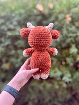 Highland Cow Amigurumi Pattern PDF | Honey the Cow Plushie